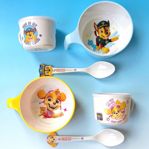 汪汪队儿童碗密胺食品级防烫餐具