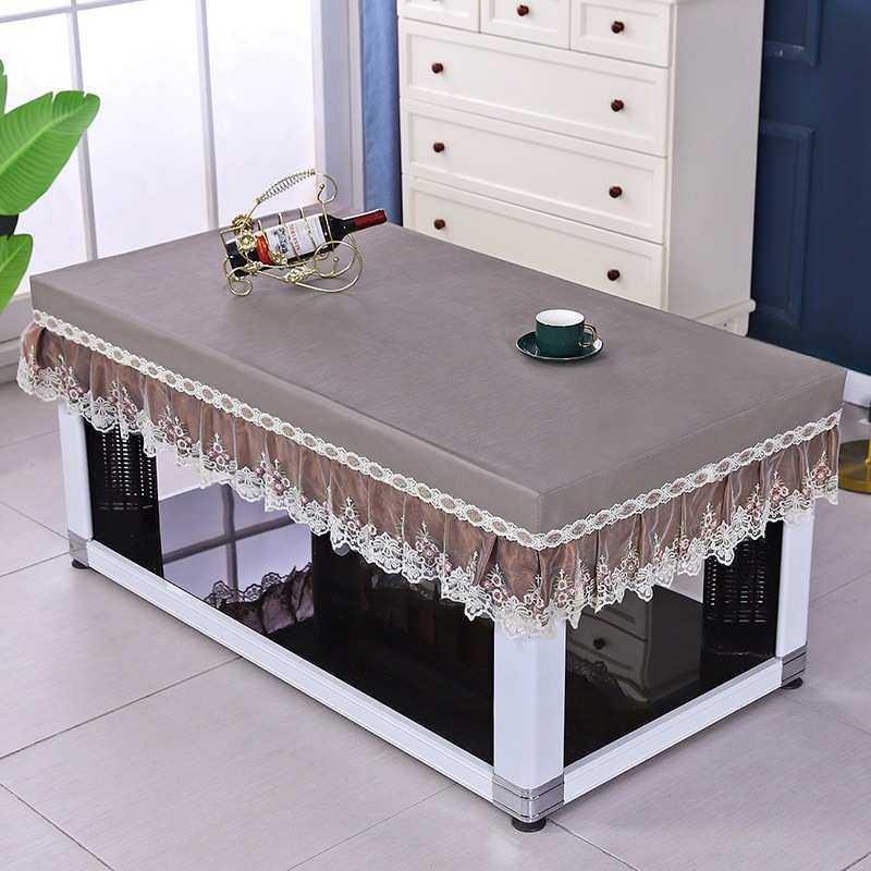 烤火桌皮罩防水防油防烫茶几电炉罩套取暖桌布长方形电暖炉桌子罩