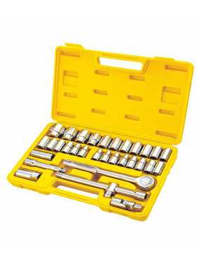 波斯工具 32件套12.5mm系列公制套筒组套BS511032