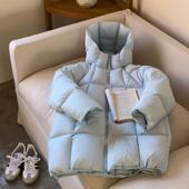 女大童中长款 清仓中大童洋气休闲棉衣宝宝棉袄潮 三防羽绒棉服反季