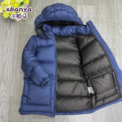 男童羽绒棉服2025加厚保暖新款中长款棉袄中大童棉衣外套中大童潮