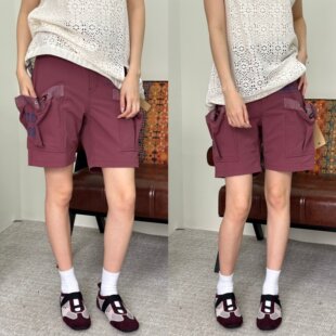 GARCON 官方授权26SS 荷叶边尼龙短裤