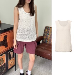 26SS GARCON 官方授权 感背心 蕾丝网眼工装