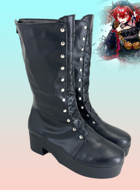 重音Teto万圣节小恶魔cos鞋定做3728动漫人物角色cosplay鞋子定制