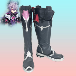 原神杜林cos鞋 漫展演出角色扮演男款大码cosplay靴子来图定制