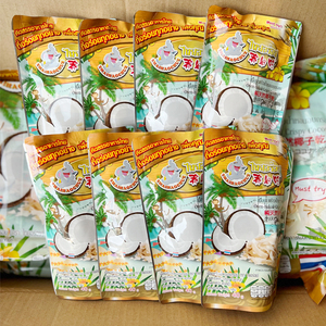 椰子片椰干泰好吃椰脆片休闲下午茶小孩孕妇零食30g泰国进口正品