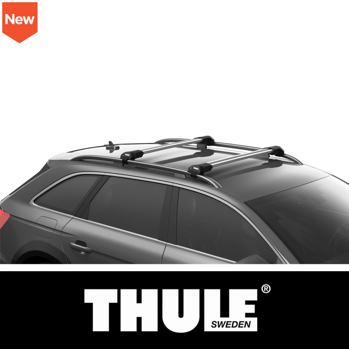 瑞典拓乐THULE车顶架横杆 分离式纵轨车型汽车安装车顶行李架套装