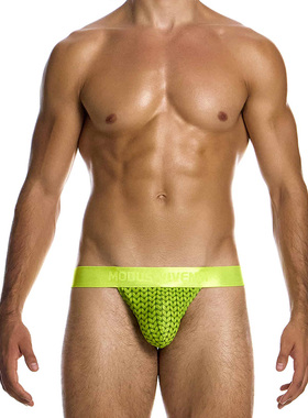 MODUS VIVENDI性感高弹超薄纱网微透视高叉男士三角内裤囊袋04514