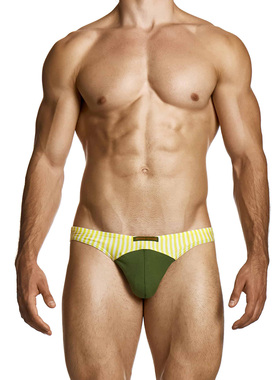 ModusVivendi 性感棉男士三角内裤透气U凸囊袋低腰比基尼 27413