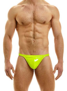 ModusVivendi 性感男士丁字裤漆皮亮面立体U凸囊袋紧身低腰 08016