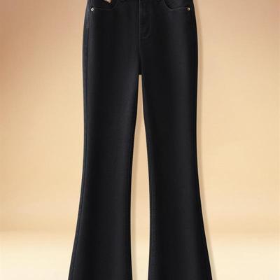 复古微喇牛仔裤女2025夏季新款高腰显瘦弹力喇叭裤春秋休闲马蹄裤