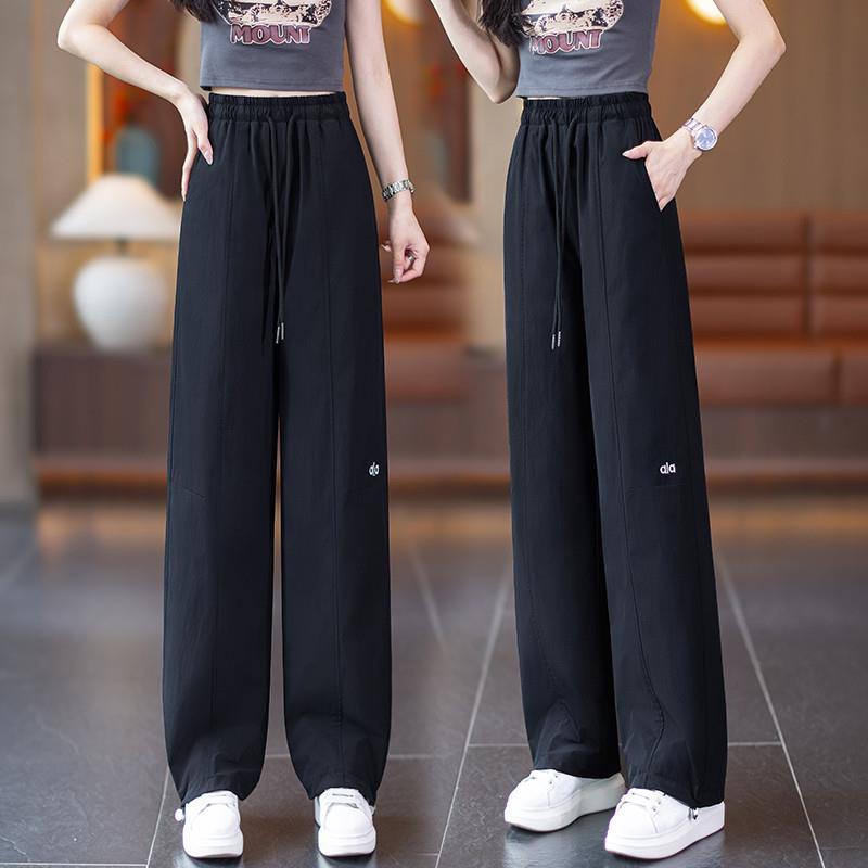 工装裤女2025新款夏薄款黑色夏季夏日休闲裤子女士郑州长裤速干裤