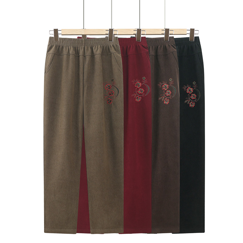 老人新款直筒裤长裤中老年人女裤妈妈裤子春秋款老太太奶奶裤春装,女装/女士精品,中老年女装,淘宝优惠券,粉丝福利购,淘宝优惠卷