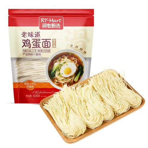 RT-Mart老味道鸡蛋面600g