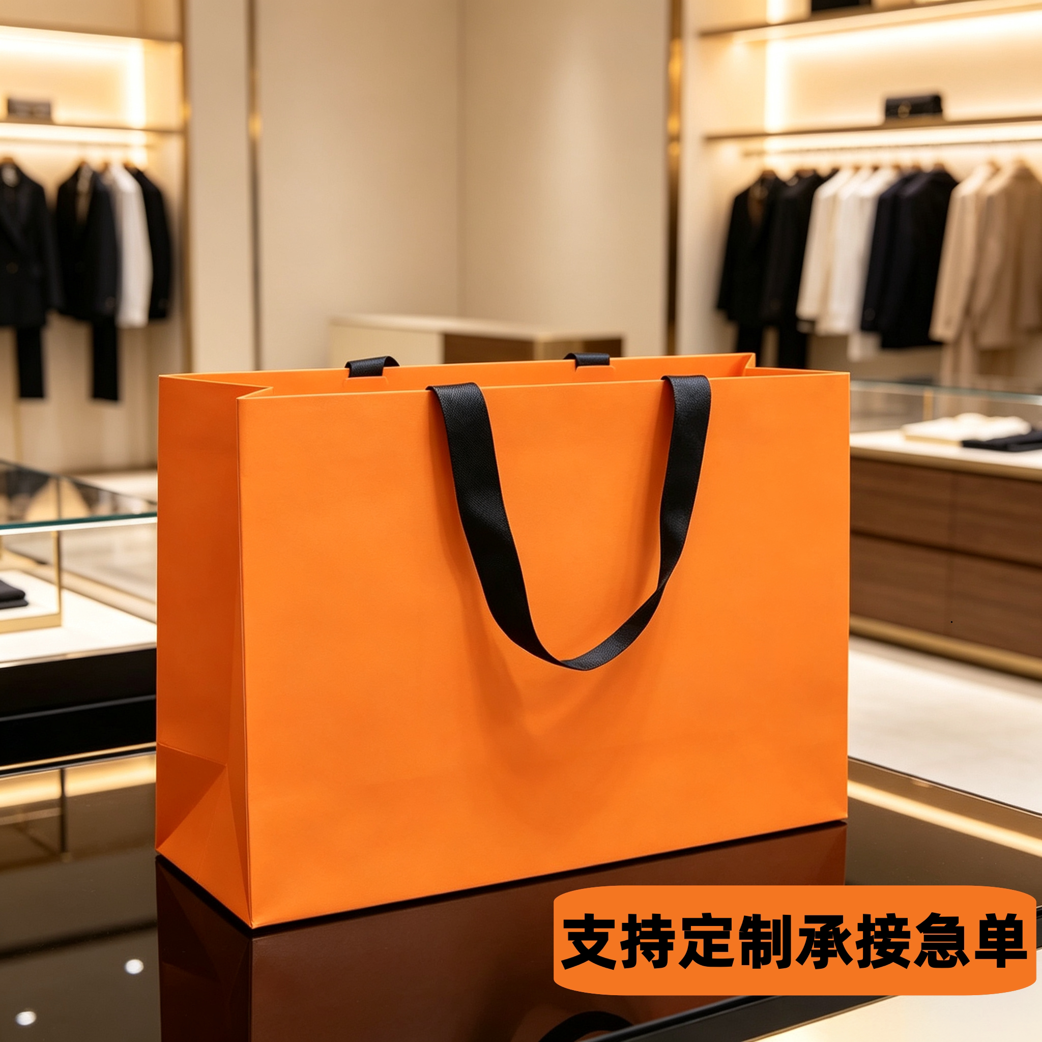 高档牛皮纸手提袋定制