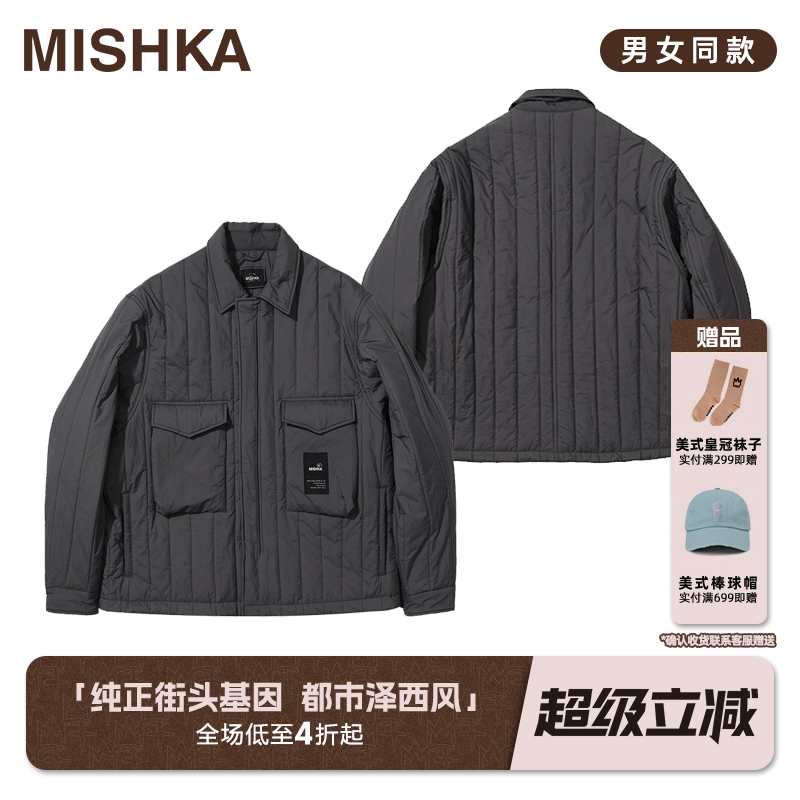 MISHKA常规秋冬字母棉服
