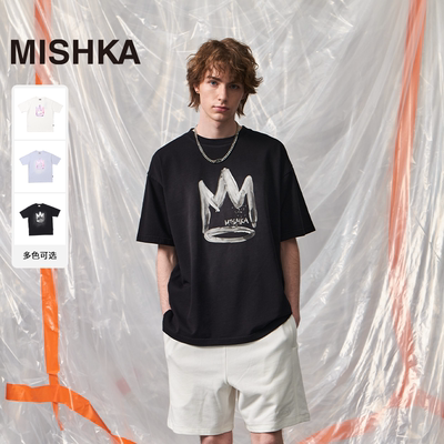 MISHKA短袖休闲通勤T恤