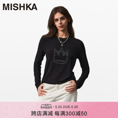 MISHKA长袖美式复古甜辣风