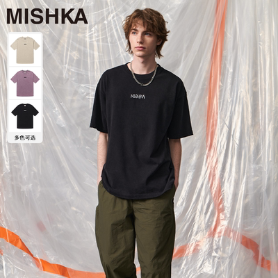 MISHKA短袖数码印花T恤