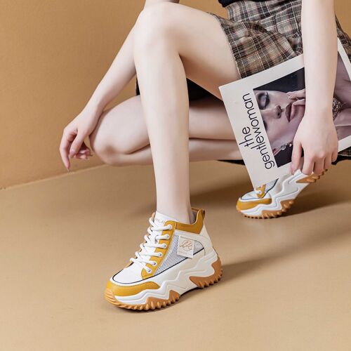 雨土休闲风小白鞋透气