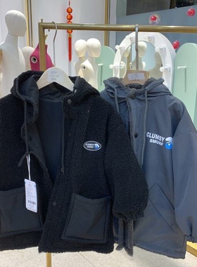 亏本清仓处理价蓝精灵两面可穿外套