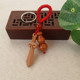 桃木剑小挂件葫芦虎头鞋 貔貅斧头随身男女龙本命年红绳桃木钥匙扣