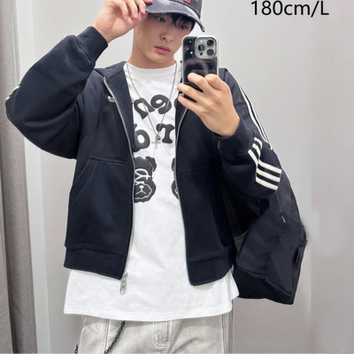 三叶草25款男女纯棉连帽运动卫衣