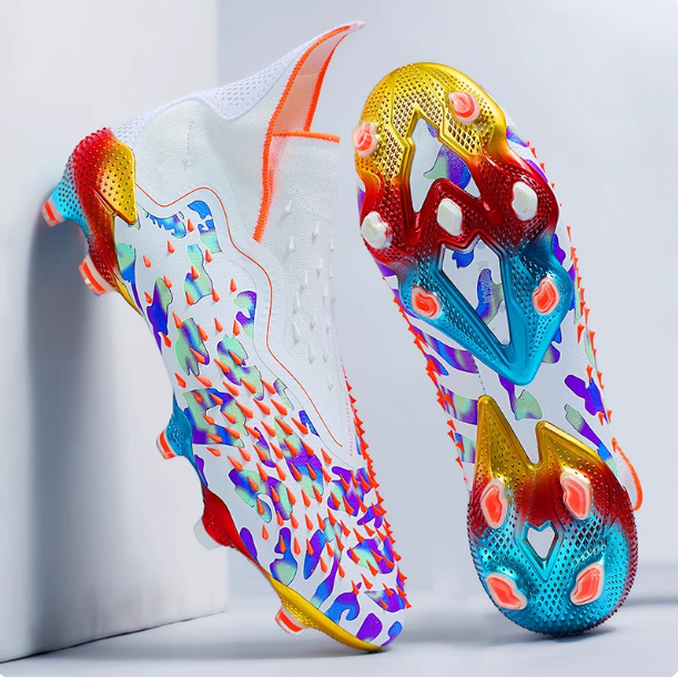 猎鹰橄榄球鞋梅西美式足球鞋男女碎钉长钉人工草地专业比赛训练鞋