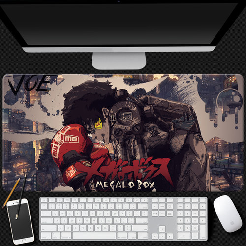 装甲重拳鼠标垫MEGALOBOX游戏动漫周边电竞超大电脑桌键盘滑鼠垫