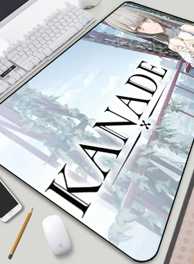 KANADE鼠标垫奏 伊织 美纪美少女谷子周边电竞笔记本游戏滑鼠桌垫
