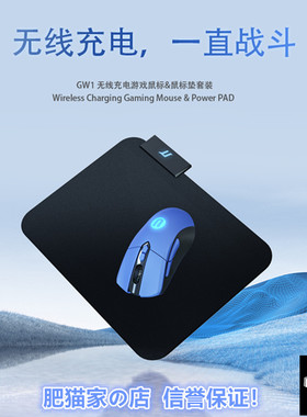 肥猫家の店 Gambeson GW1无线充电游戏鼠标&无线充电鼠标垫套装