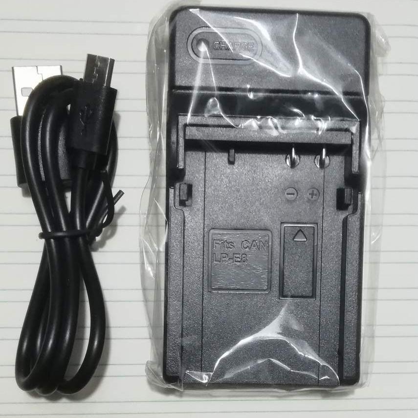 适用佳能相机EOS 550D,600D,650D,700D;Kiss X4充电器/座充 USB