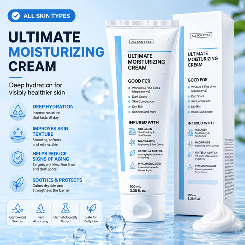 跨境外贸爆款日常保湿积雪草保湿霜ULTIMATE MOISTURIZING CREAM