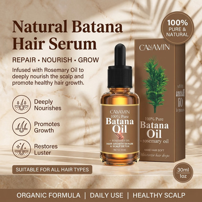 跨境Pure Batana Oil有机巴塔纳精油迷迭香头发护发滋润精油