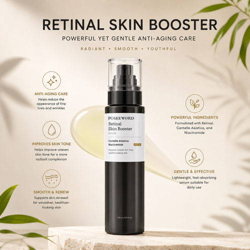 跨境爆品视黄醇精华液Retinal Skin Booster Serum补水精华液润肤
