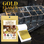 美肤金箔美容面膜美甲网红饰品亮片装 EELHOE 多功能金箔纸 饰品