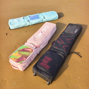 滑雪板包大容量干湿分离带轮单板装备包双板板包儿童滑雪托运板包