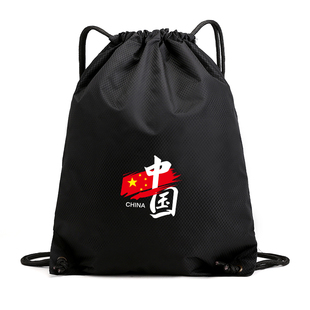 定制LOGO篮球包收纳包束口袋抽绳双肩包大容量学生足球袋运动鞋包