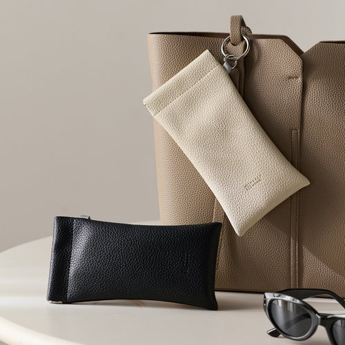 meelyhome自动闭合眼镜收纳包女