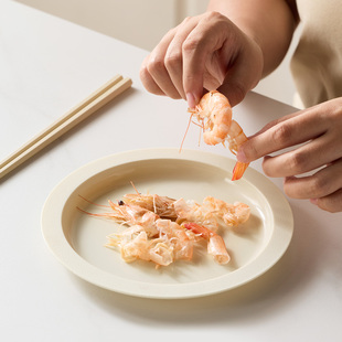 吐骨碟家用骨碟多功能零食小吃碟子餐桌垃圾盘碟 meelyhome新款