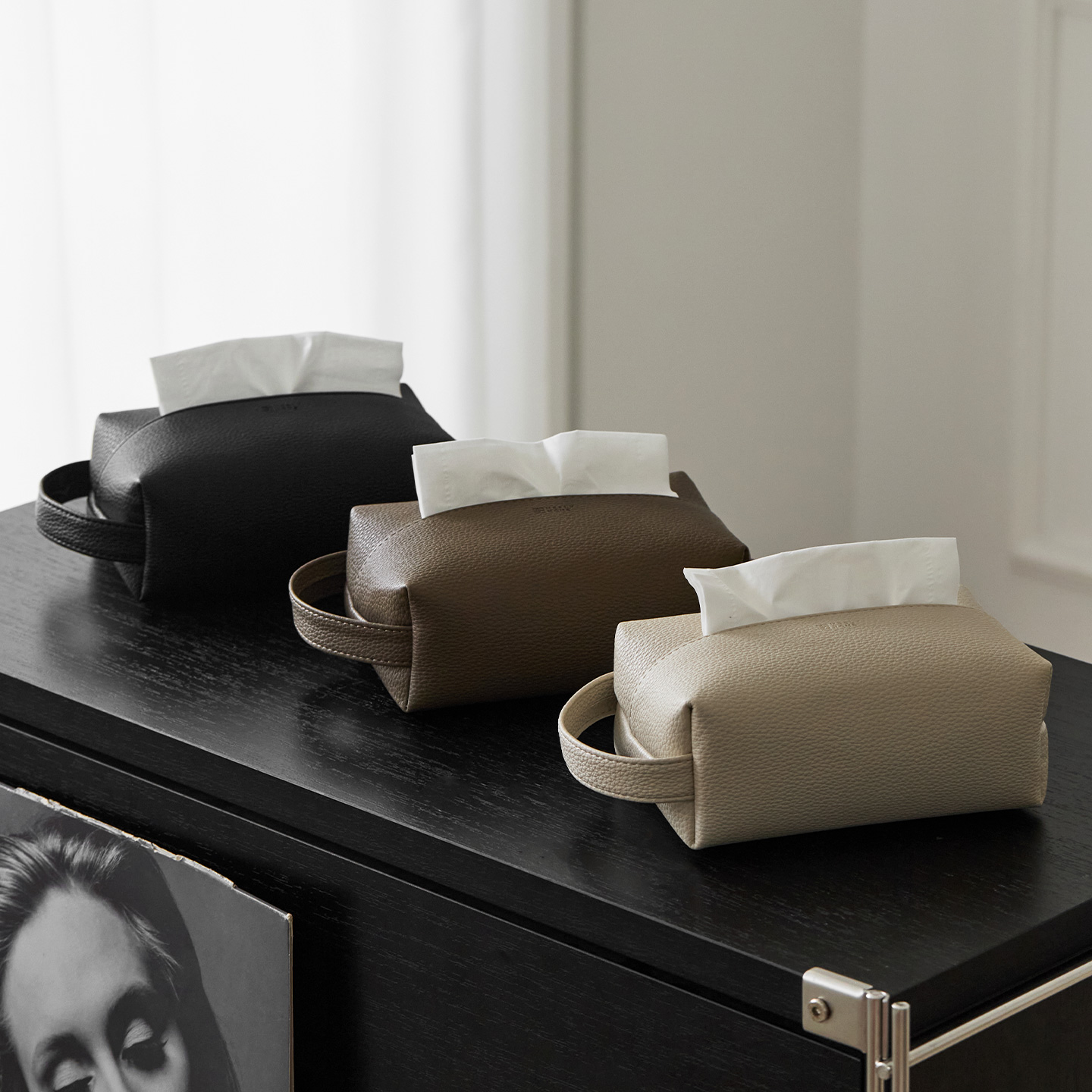 meelyhome壁挂式纸巾盒