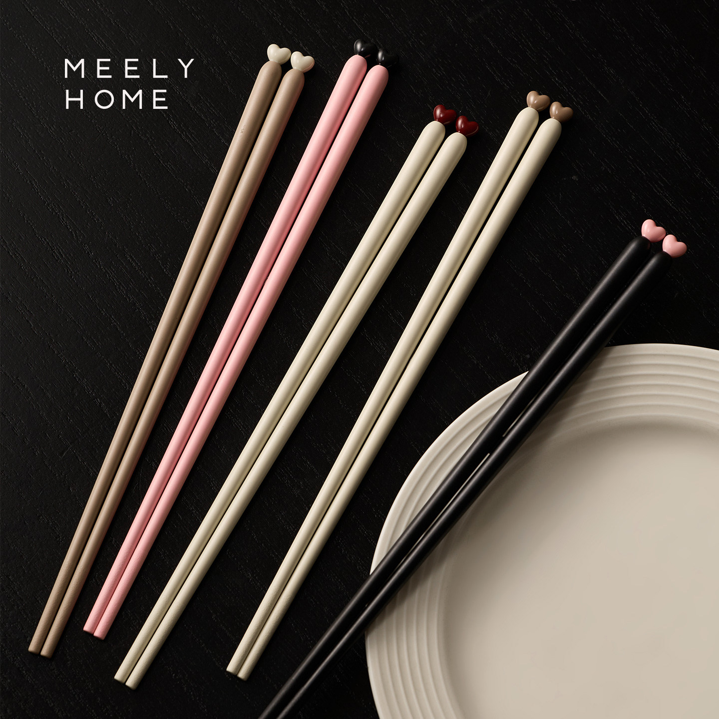 meelyhome抗菌防霉合金筷子图片