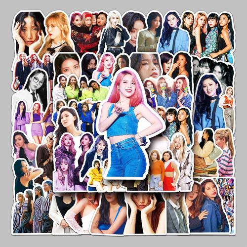 50张mamamoo卡通行李箱贴纸