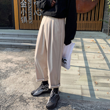 A432-1-K001P50限682025春季宽松休闲裤坠感西裤男ins裤子九分裤，男装西裤，星座518-1（原A432-1）