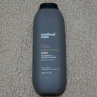 现货中性香好闻清爽 METHOD洗发水护发素二合一温和雪松中性414ml