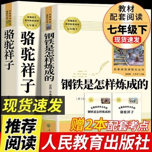 钢铁是怎样炼成的七年级必读正版骆驼祥子初中世界经典文学七年级下册必读课外阅读书名著读物初一下册语文人教版教材配套阅读书目