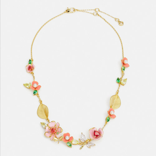 ks夸张花卉项链Bloom in Colour Scatter Necklace瑕疵特价