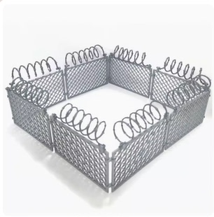 小积木颗粒防护隔离网军事系列圆圈铁丝网战场工具路障道具围栏