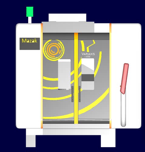 MAZAKi600/i800摇篮AC五轴后处理,MASTERCAM2026/MASTERCAM2027