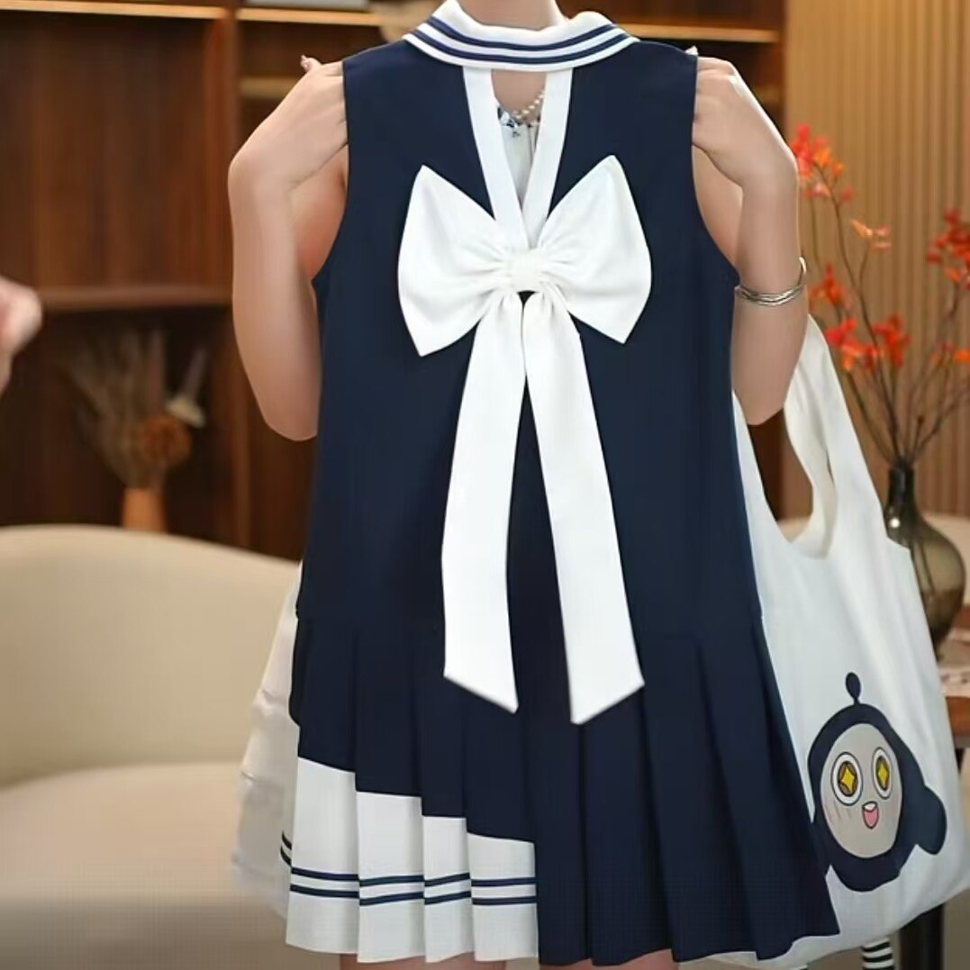 女童连衣裙夏款女孩衣服2025新款学院风公主裙夏天超洋气POLO裙